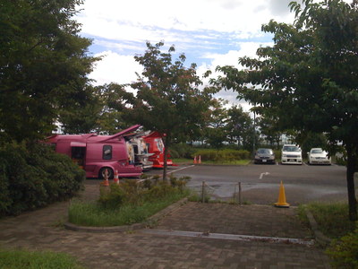 武蔵野の森公園の駐車場