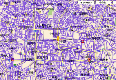 中野駅周辺の網羅性