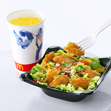 サラダディッシュ“クリスプチキン” ドリンクセット