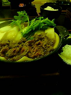 しゃぶしゃぶどん亭の牛すき鍋膳