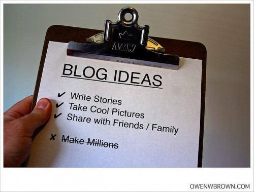 blog ideas