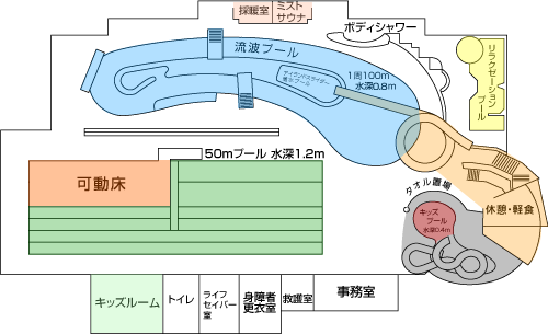 アクアブルー多摩の見取り図