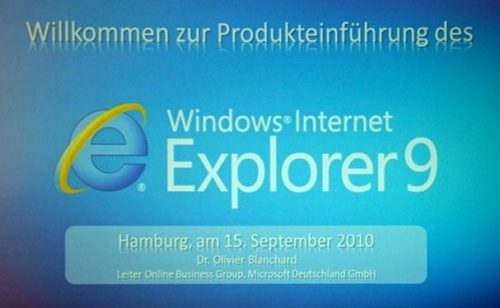 「Internet Explorer 9」ベータ版
