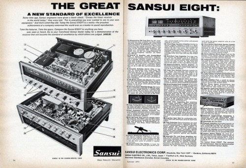 Sansui Eight Receiver 1971