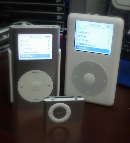 ipod family