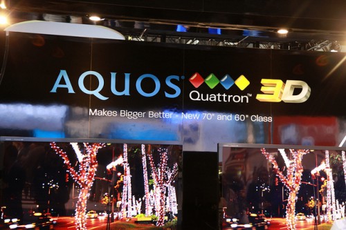 Sharp Aquos Quattron 3D Display