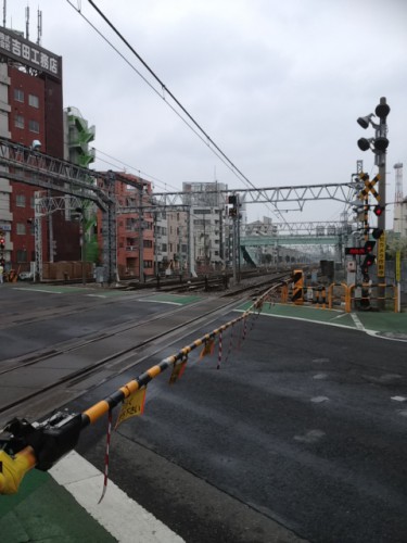 竹ノ塚駅　大踏切