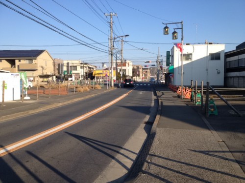 東八から野崎交差点