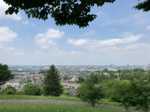 桜ヶ丘公園のゆうひの丘