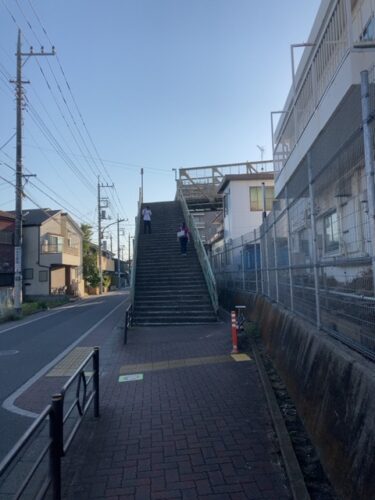 三鷹　跨線橋　陸橋　人道橋