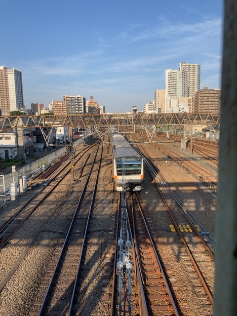 三鷹　跨線橋　陸橋　人道橋