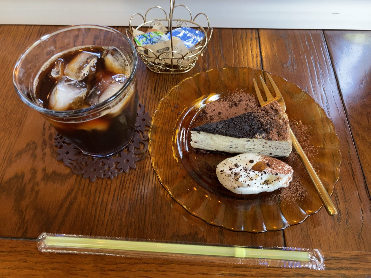 ケーキセット Sunny place cafe