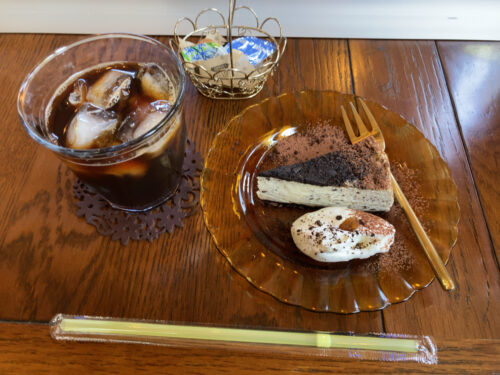 ケーキセット Sunny place cafe