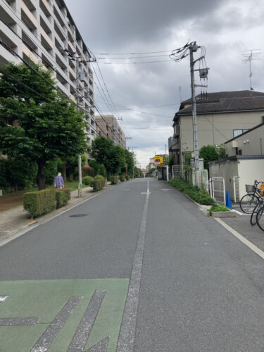 品川用水跡へ