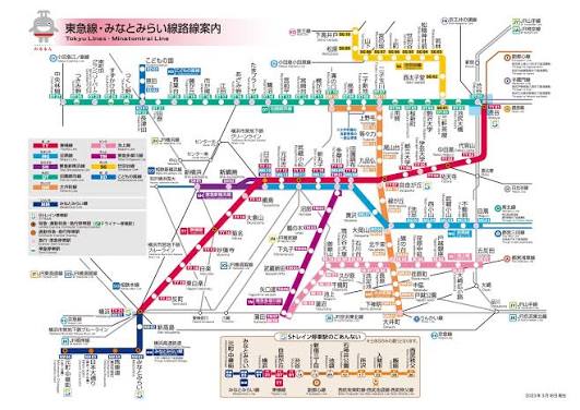 東急線路線図